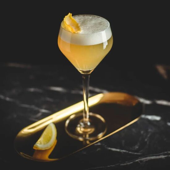 Rye Sour Cocktail