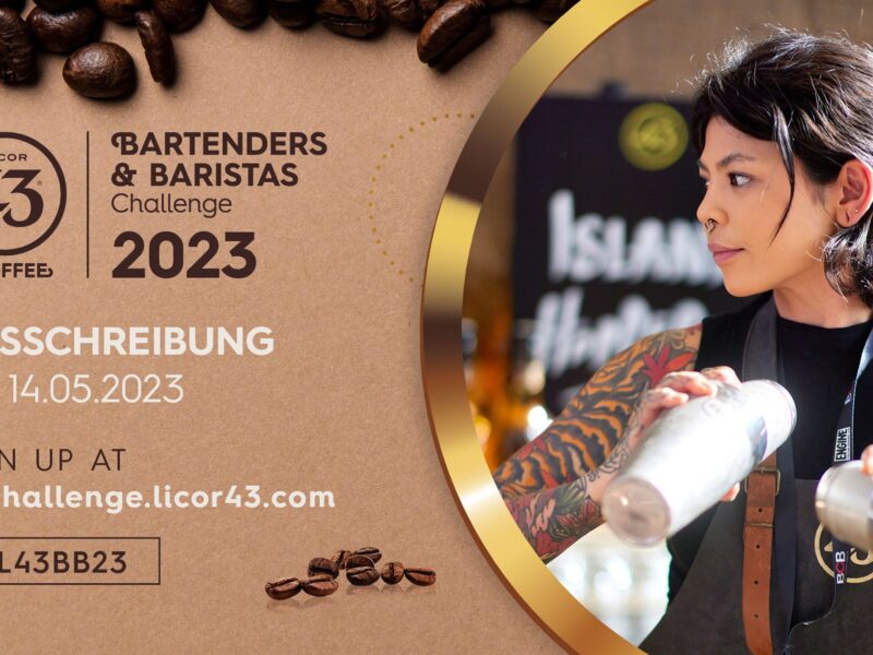 Mit der Bartenders & Baristas Challenge sucht Licor 43 sucht auch 2023 den besten Kaffeecocktail