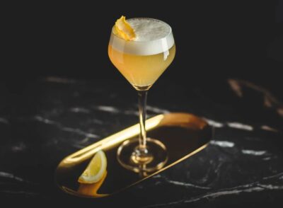 Rye Sour Cocktail
